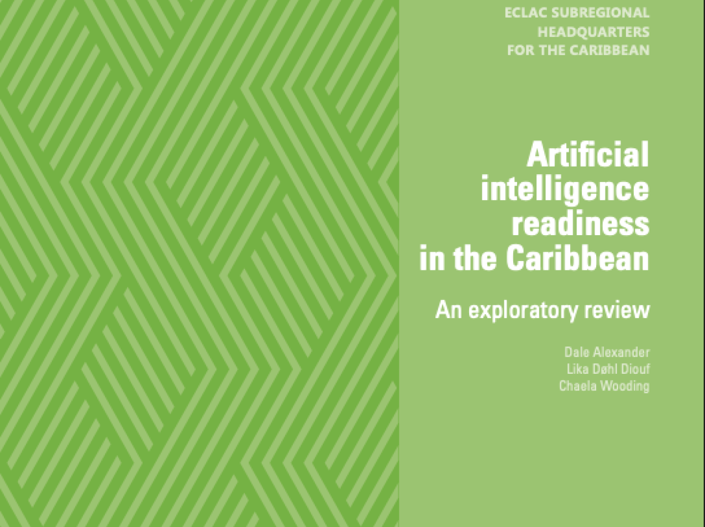Artificial intelligence readiness in the Caribbean: An exploratory review