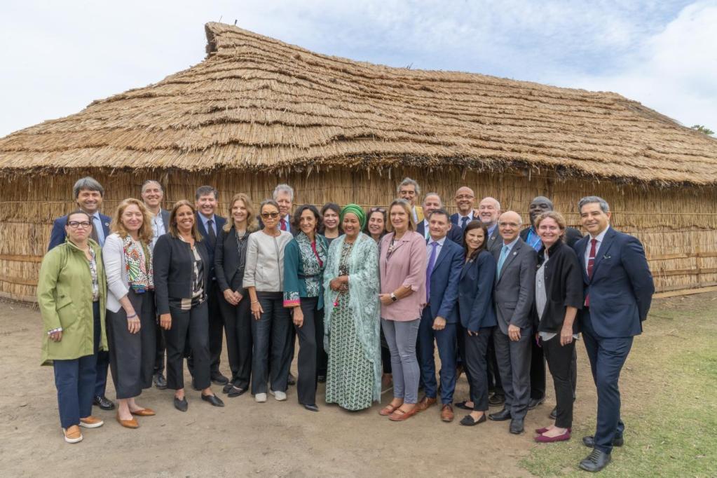 UN Deputy Secretary-General met with Resident Coordinators in the Mahuidache community in the commune of El Bosque.