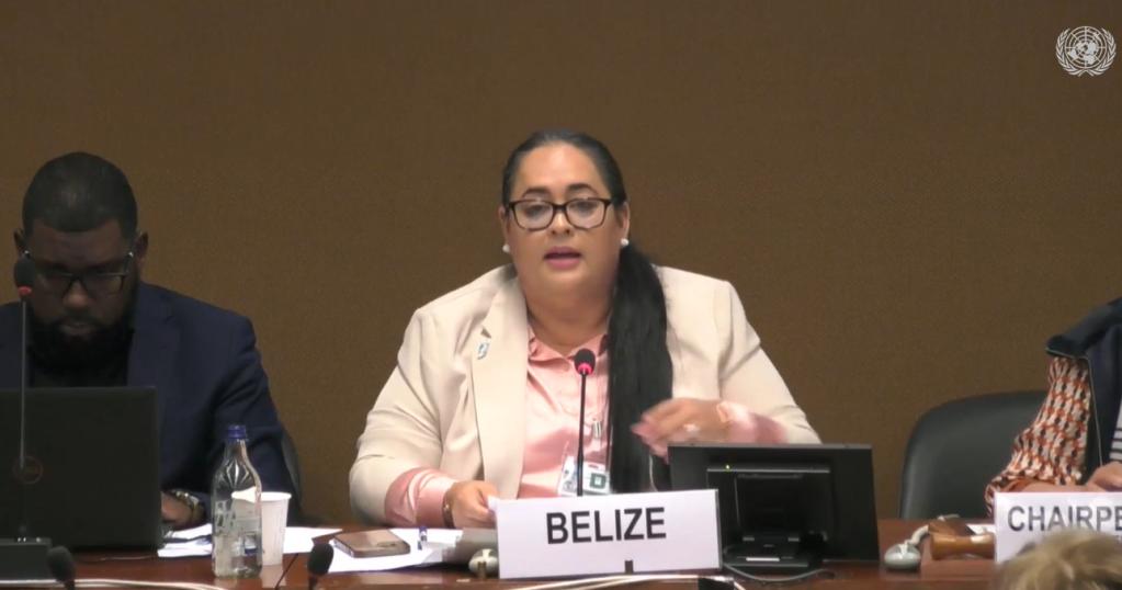 The Honourable Elvia Vega–Samos, Minister of State in the Ministry of Human Development, Families and Indigenous Peoples‘ Affairs for Belize