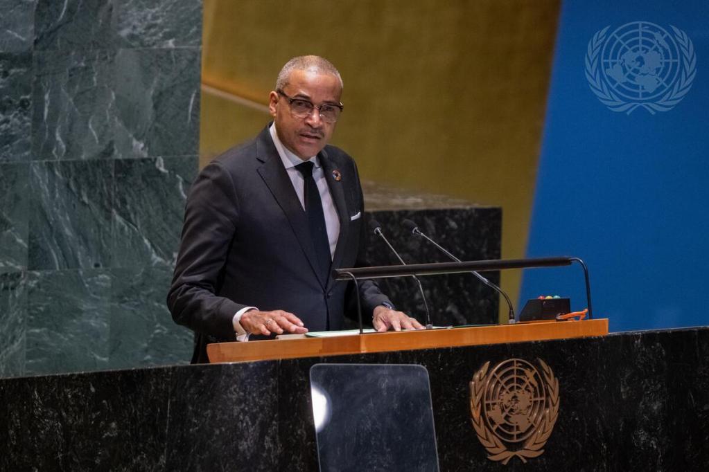 Courtenay Rattray of Jamaica who serves as Chef de Cabinet of the Secretary-General, addresses the commemorative meeting of the General Assembly on the occasion of the International Day for the Elimination of Racial Discrimination (21 March).