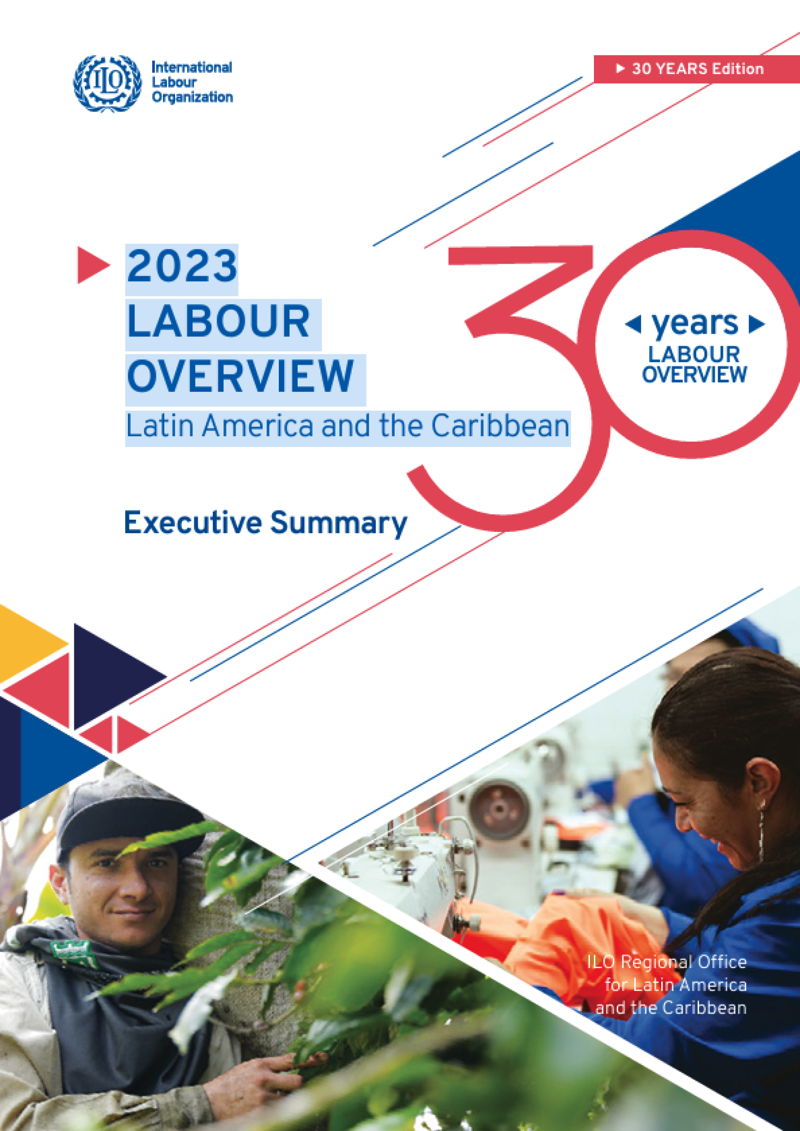 Cover for the report by ILO