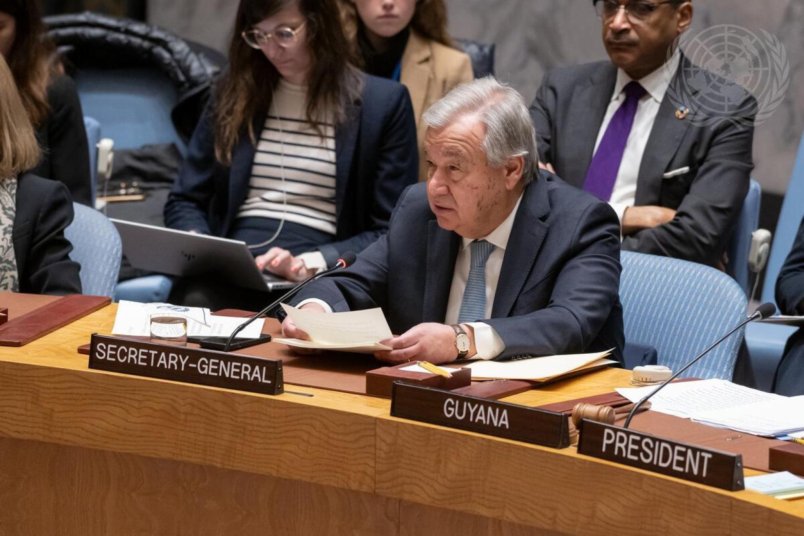 UN Security Council Meets on Climate Change and Food Insecurity