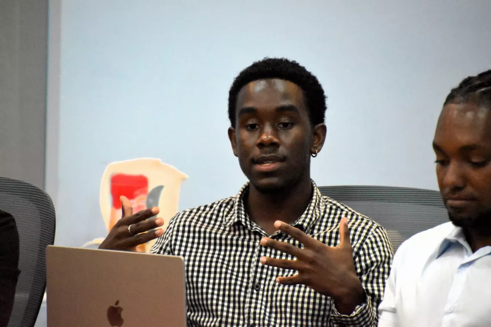 Ocean Campbell, a young climate advocate from Barbados