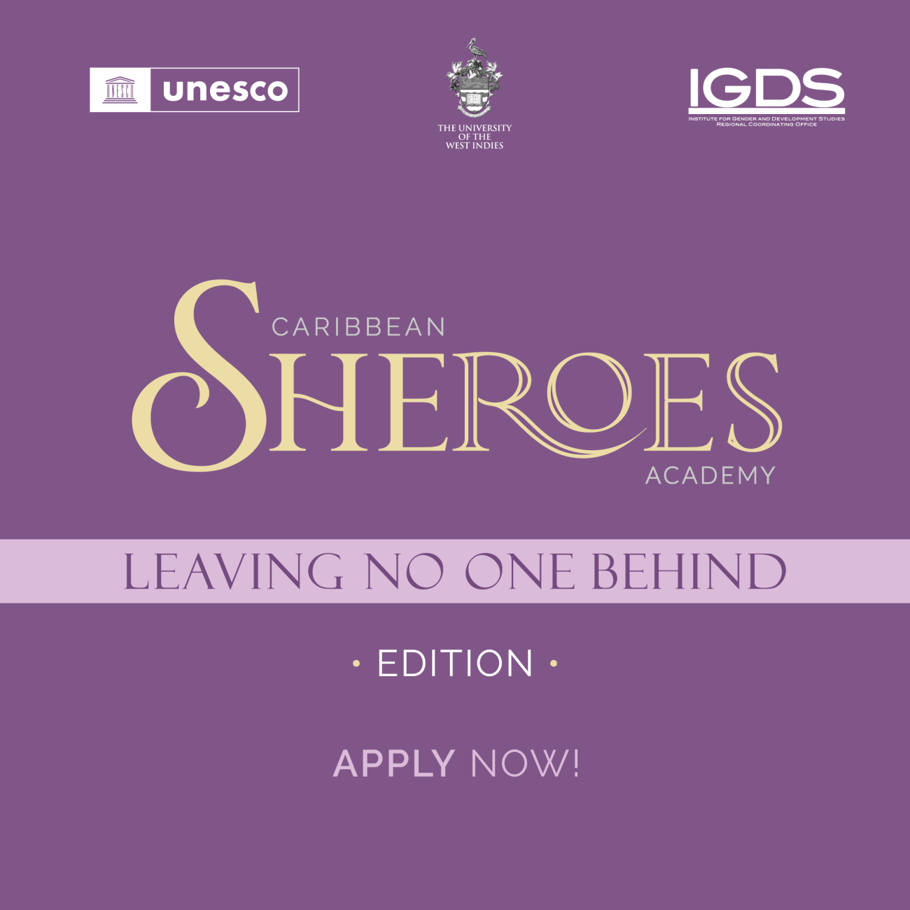 Caribbean Sheroes Academy: Leaving No One Behind Edition