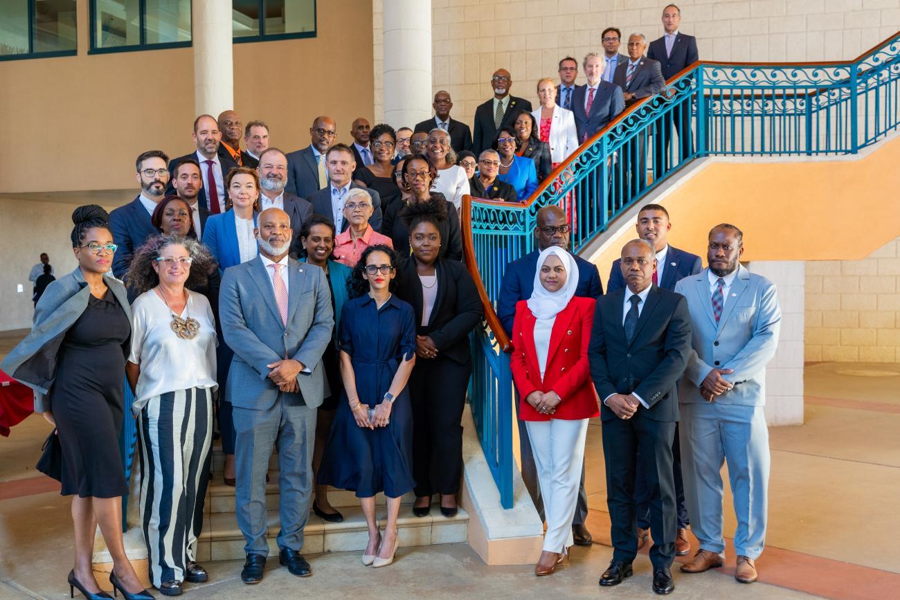Officials in justice administration from around the Caribbean attended the launch of the Partnership of the Caribbean and the European Union on Justice (PACE Justice) Regional Programme in Bridgetown, Barbados on Tuesday, October 17, 2023.