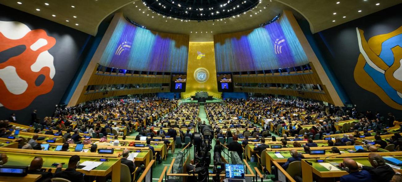 United Nations General Assembly Hall for the Summit of the Future
