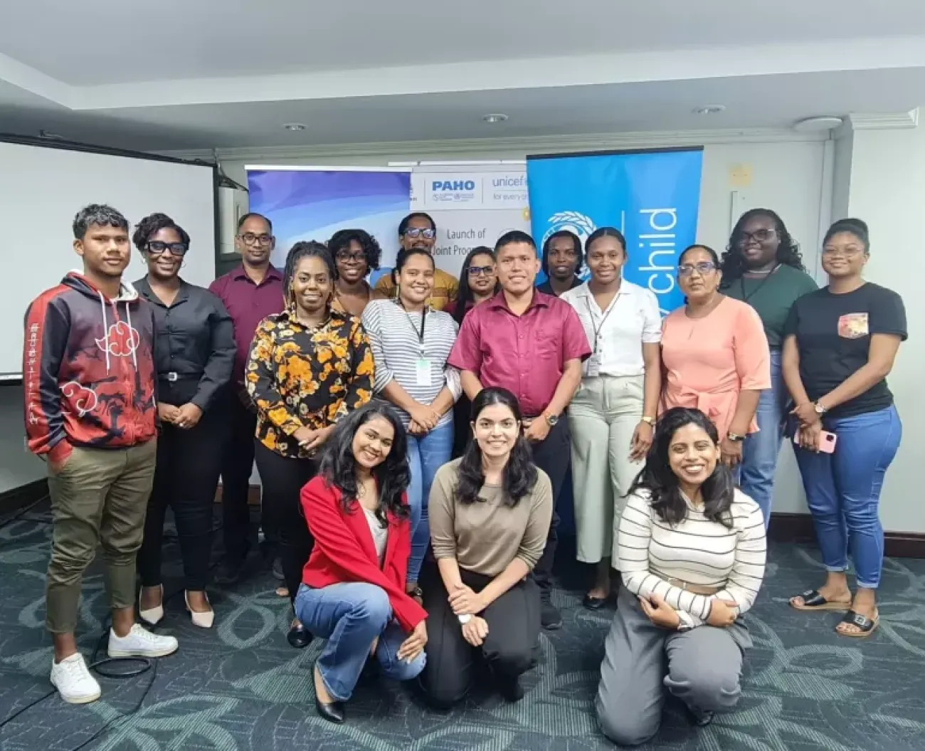 Media Professionals after two day training exercise on media reporting on suicide