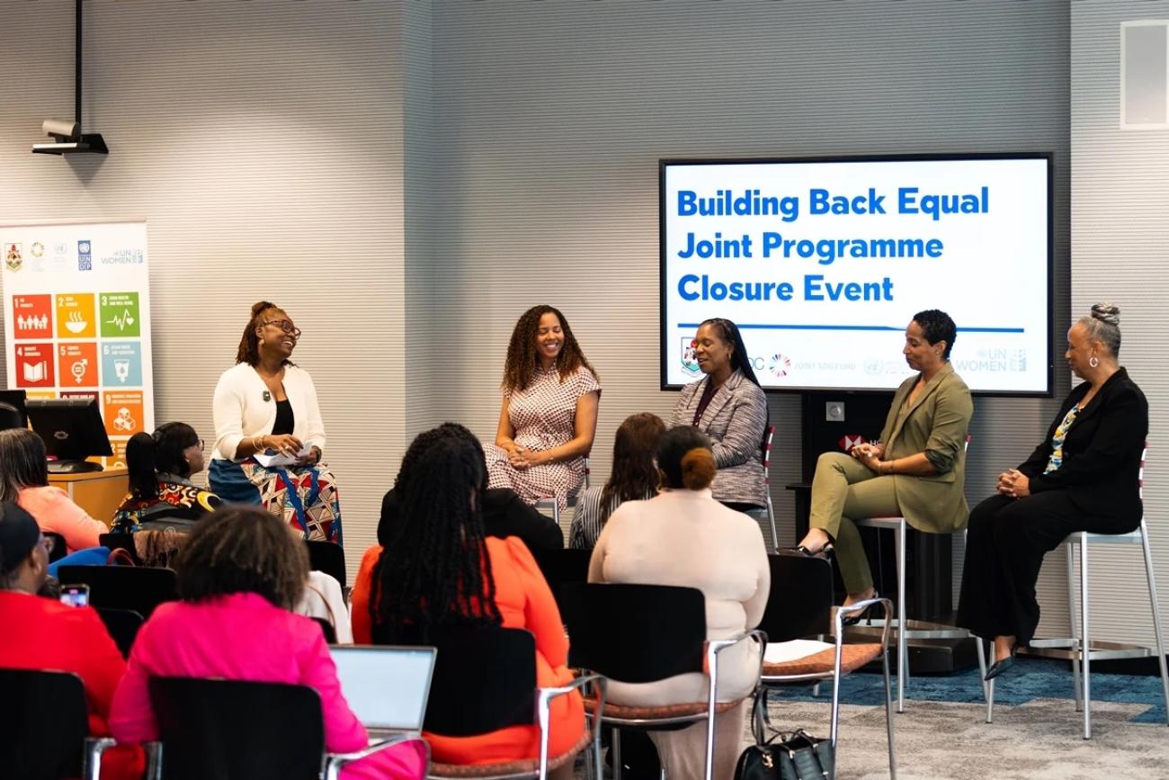 Building Back Equal Joint Programme Closure Event in Bermuda