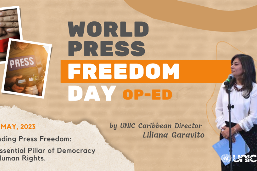 World Press Freedom Day Op-Ed by UNIC Caribbean Director Liliana Garavito