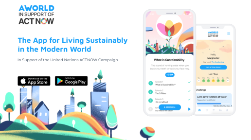The App for Living Sustainably in the Modern World, In Support of the United Nations ACTNOW Campaign  
