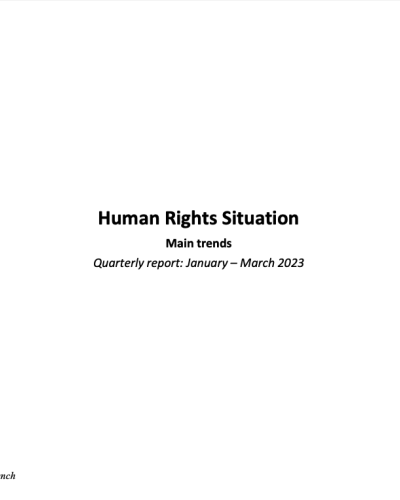 Human Rights Situation in Haiti - Main Trends