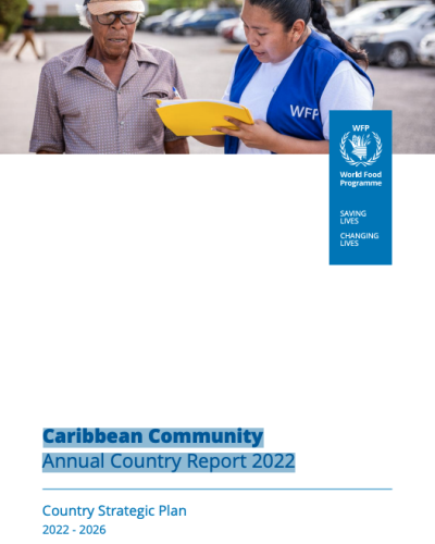 WFP Caribbean Community Annual Country Report 2022