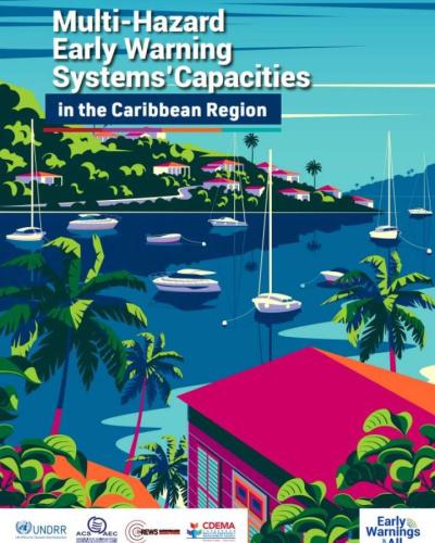 Report cover: multicolored scene of yachts in habour