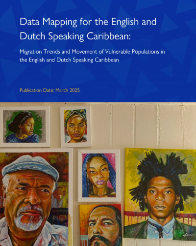 Cover of report: Data Mapping for the English and Dutch Speaking Caribbean: