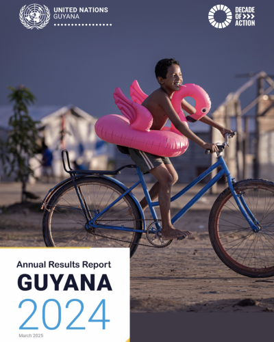 Cover of the United Nations Guyana Annual Results Report 2024