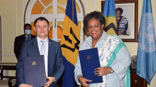 Barbados signs MSDCF