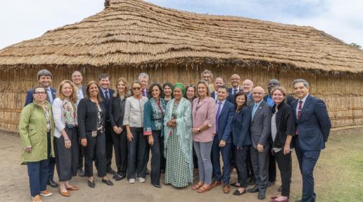 UN Deputy Secretary-General met with Resident Coordinators in the Mahuidache community in the commune of El Bosque.