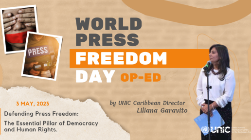 World Press Freedom Day Op-Ed by UNIC Caribbean Director Liliana Garavito