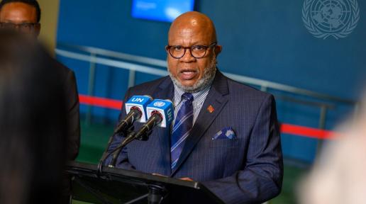 UNGA President-elect, Dennis Francis