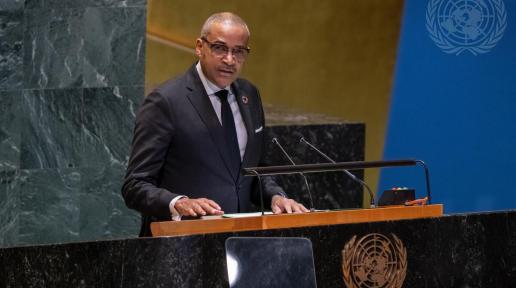 Courtenay Rattray of Jamaica who serves as Chef de Cabinet of the Secretary-General, addresses the commemorative meeting of the General Assembly on the occasion of the International Day for the Elimination of Racial Discrimination (21 March).