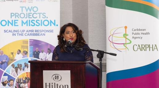 Lisa Indar, Executive Director at The Caribbean Public Health Agency (CARPHA).